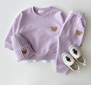 My Little Family - Little Teddy Set - Purple / 6-12m