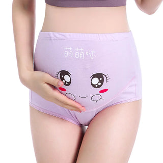 My Little Family - High Waist Maternity Underwear - Purple / M