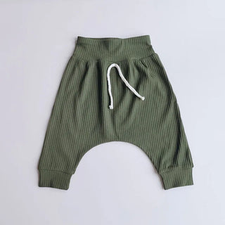 My Little Family - Autumn Baby Pants - Green / 6-9m