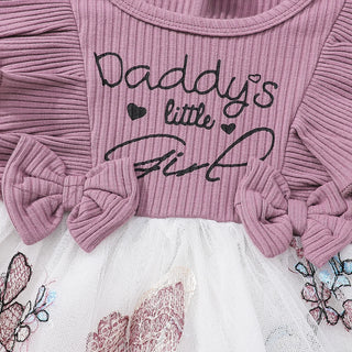 My Little Family - Daddy's Girl Pink Dress and Headband -