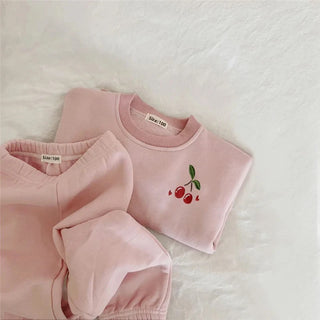 My Little Family - Autumn Tracksuit Set - Pink / 3-6m