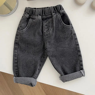 My Little Family - Baby Denim Jeans - Black / 9m