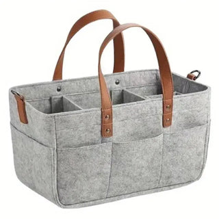 My Little Family - Nursery Organizer Basket - Light gray