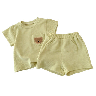 My Little Family - Short Summer Set - Green / 6-12m