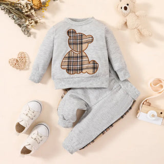 My Little Family - Bear Hug Set - Gray / 0-3m