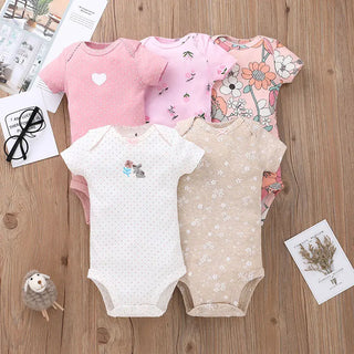 My Little Family - 5-Pack Baby Bodysuits -