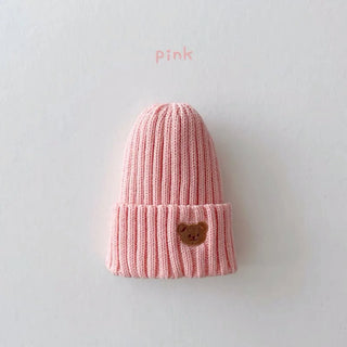 My Little Family - Knitted Teddy Beanie - Pink