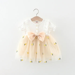 My Little Family - Fruity Princess Dress - White / 0-6m