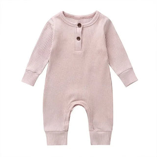 My Little Family - Long Sleeve Cotton Onesie - Pink / 0-3m