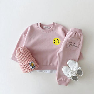 My Little Family - Smiley Fall Set - Pink / 6-12m