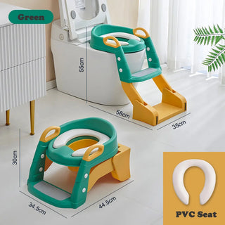 My Little Family - StepEase Potty - Green PVC seat