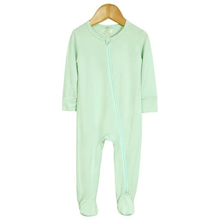 My Little Family - Bamboo Fiber Pajamas - Lime / 0-3m