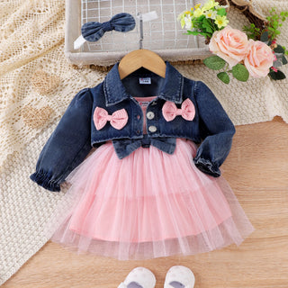 My Little Family - Sweet Princess 3 Piece Outfit - Pink / 3-6m