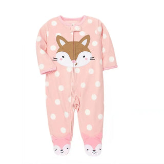 My Little Family - Footed Pajamas - Pink / 0-3m