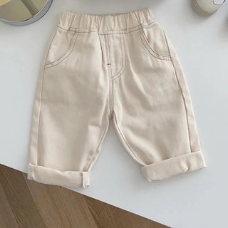 My Little Family - Baby Denim Jeans - Beige / 9m