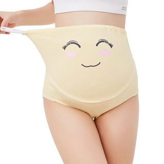 My Little Family - High Waist Maternity Underwear - Yellow / M