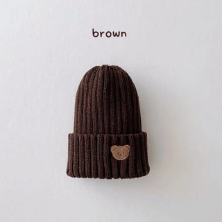 My Little Family - Knitted Teddy Beanie - Brown