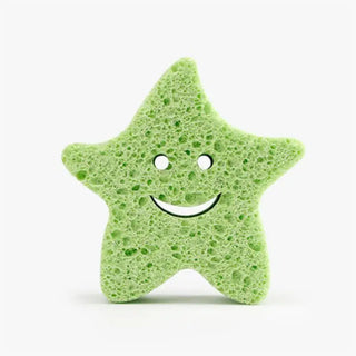 My Little Family - Soft Baby Sponge - Green Star Sponge