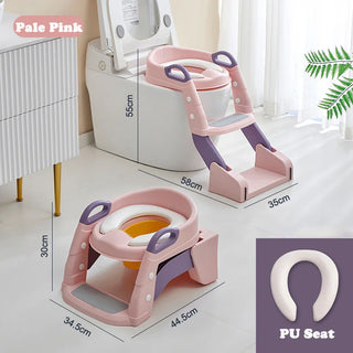 My Little Family - StepEase Potty - Pale Pink PU seat