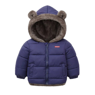 My Little Family - Hooded Fleece Jacket - Blue / 24m