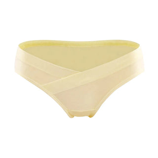 My Little Family - Low Waist Maternity Underwear - Yellow / M