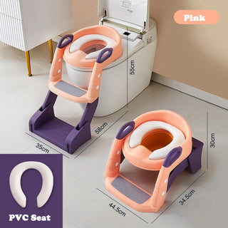 My Little Family - StepEase Potty - Pale Pink PVC seat