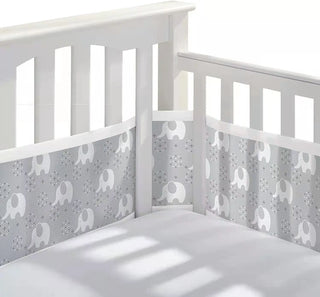 My Little Family - Baby Crib Bumper - Elephant