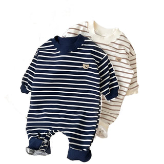 My Little Family - Striped Teddy Onesie -