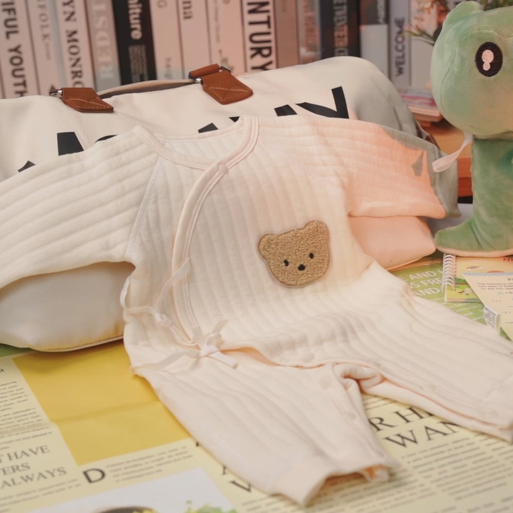 Newborn Teddy Pajamas Onesie 