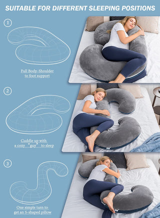 My Little Family - XXL C-Shaped Pregnancy Pillow -